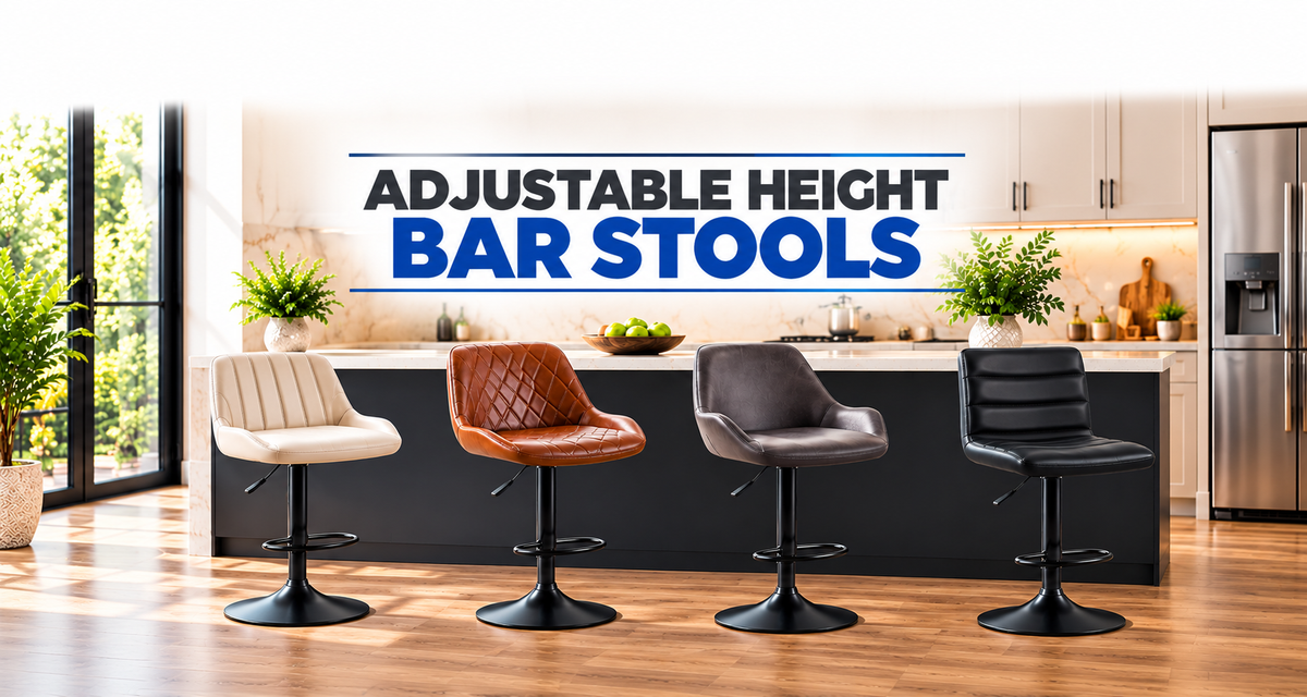 Adjustable Height Bar Stools