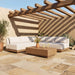 Solace - Olefin Performance Fabric 3 Piece Outdoor Patio Modular Sectional (2 Loveseats & Corner Chair)