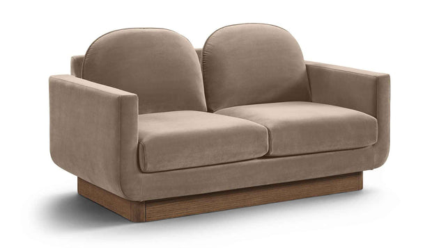 Diviento - Velvet Performance Fabric Upholstered Loveseat