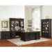 Regency - Credenza Desk - Antique Oak / Matte Black