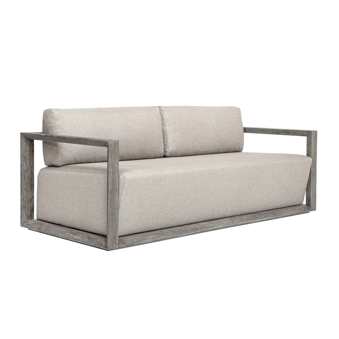 Remsen - Outdoor Sofa - Weathered Gray / Dove