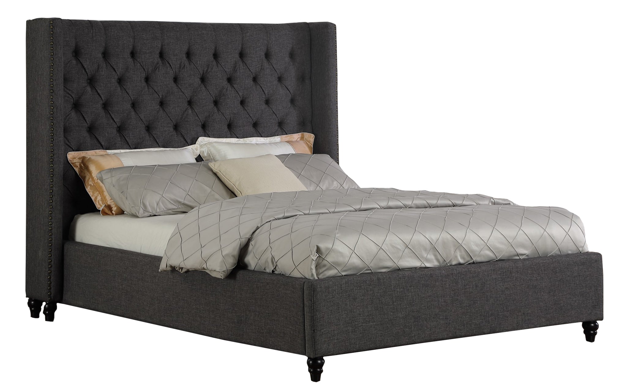 Ella upholstered online bed