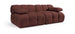 Orin - Velvet Performance Fabric Upholstered 2 Piece Modular Sofa