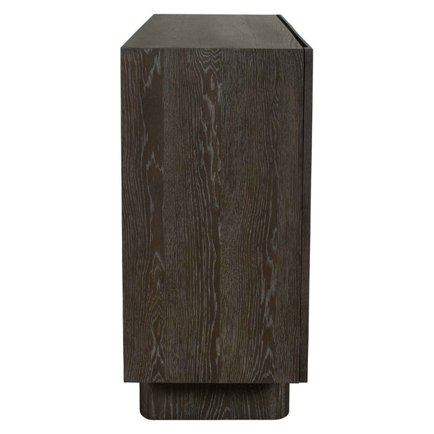 Phineas - 3 Door Modern Cabinet - Woodtone