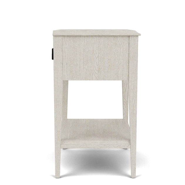 Carmella - One Drawer Accent Nightstand - Pebble Oak