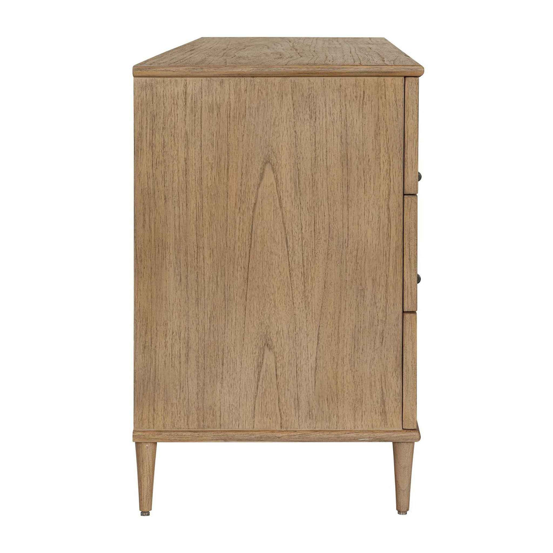 Coast - 6 Drawer Rattan Chest - Woodtone