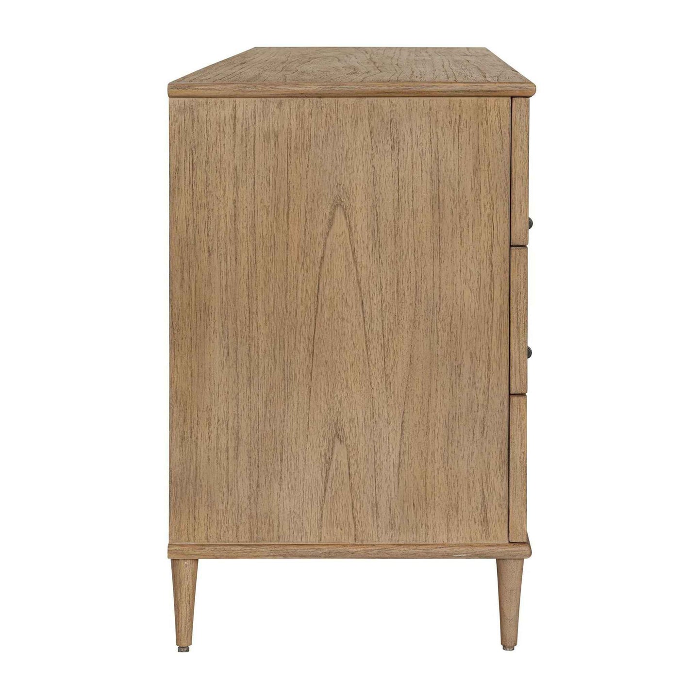 Coast - 6 Drawer Rattan Chest - Woodtone
