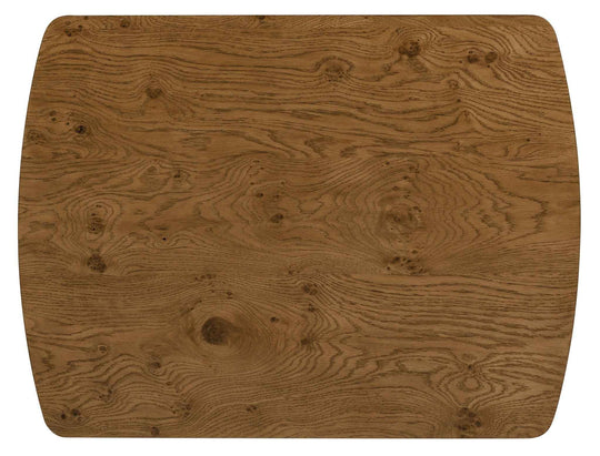 Melange - Romano End Table - Light Brown