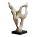 Hollow Form - Indoor-Outdoor Teak Sculpture - Woodtone
