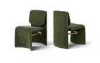 Slique - Performance Fabric Upholstered Dining Chair (Set of 2)