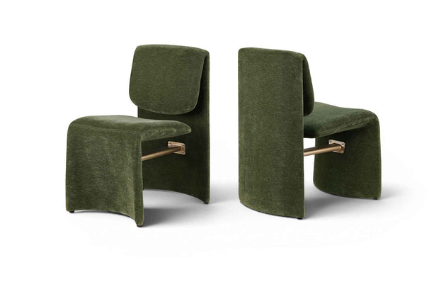Slique - Performance Fabric Upholstered Dining Chair (Set of 2)
