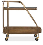 Commerce And Market - Walnut Wine and Bar Cart - Light Caramel