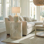 Cassandra - Drum Accent Table - Gold
