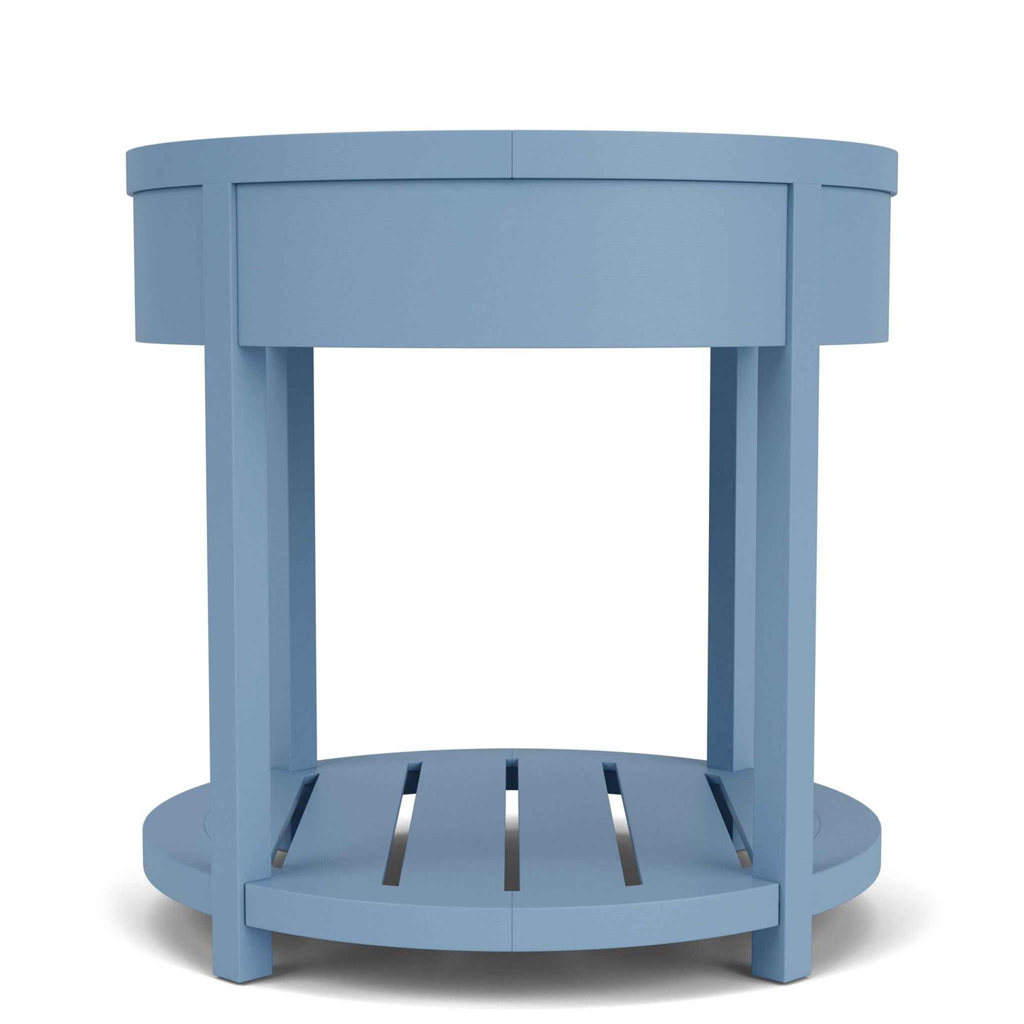 Rosalie - Round End Table - Blue