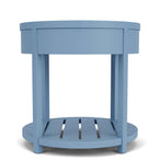 Rosalie - Round End Table - Blue