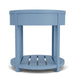 Rosalie - Round End Table - Blue