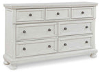 Robbinsdale - Dresser, Mirror - Antique White