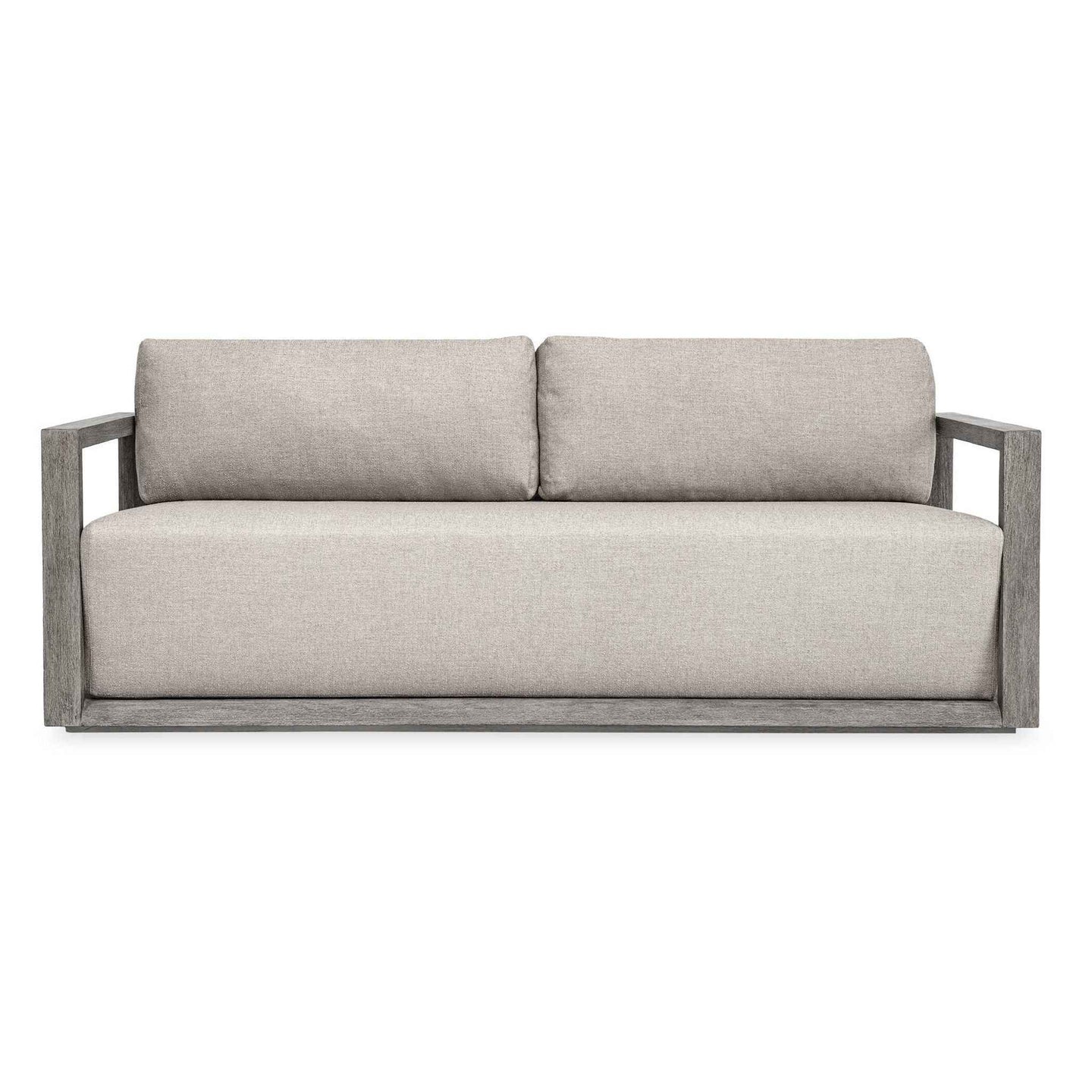 Remsen - Outdoor Sofa - Weathered Gray / Dove
