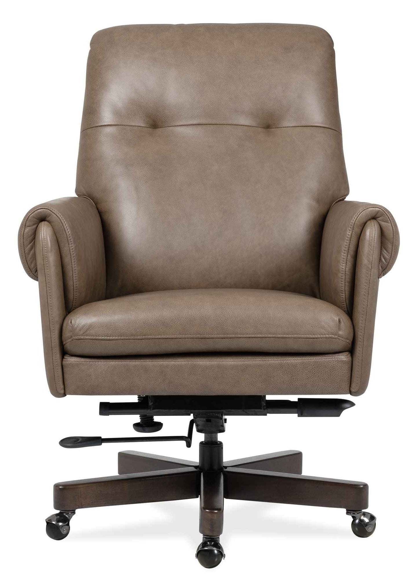 EC - Lenora Swivel Tilt Executive Chair - Dark Brown