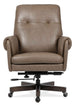 EC - Lenora Swivel Tilt Executive Chair - Dark Brown