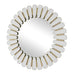 Miran - Glass Round Mirror - White