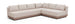 Solace - Olefin Performance Fabric 3 Piece Outdoor Patio Modular Sectional (Sofa, Loveseat & Corner Chair)