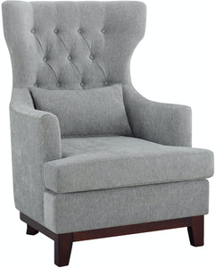 Adriano Living Room Accent Chair - Light gray