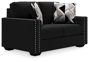 Gleston Onyx 4 Pc. Sofa, Loveseat, Chair, Ottoman