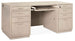 Marlowe - Executive Desk - Polished Limestone