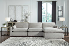 Load image into Gallery viewer, Sophie Right Arm Facing Chaise 3 Pc Sectional-Grey