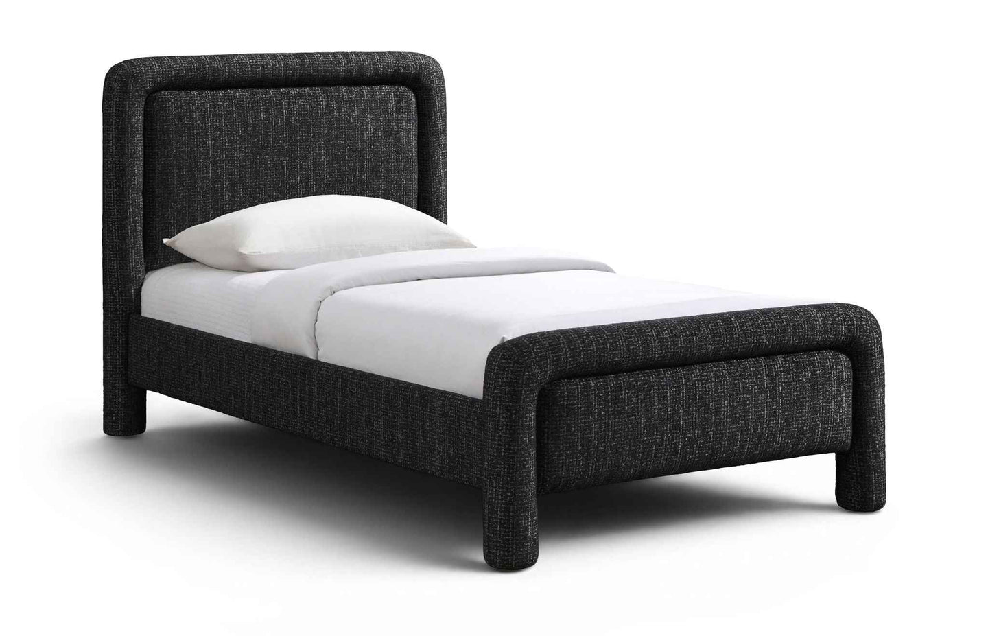 Baylor - Fabric With Interwoven Chenille Upholstered Bed