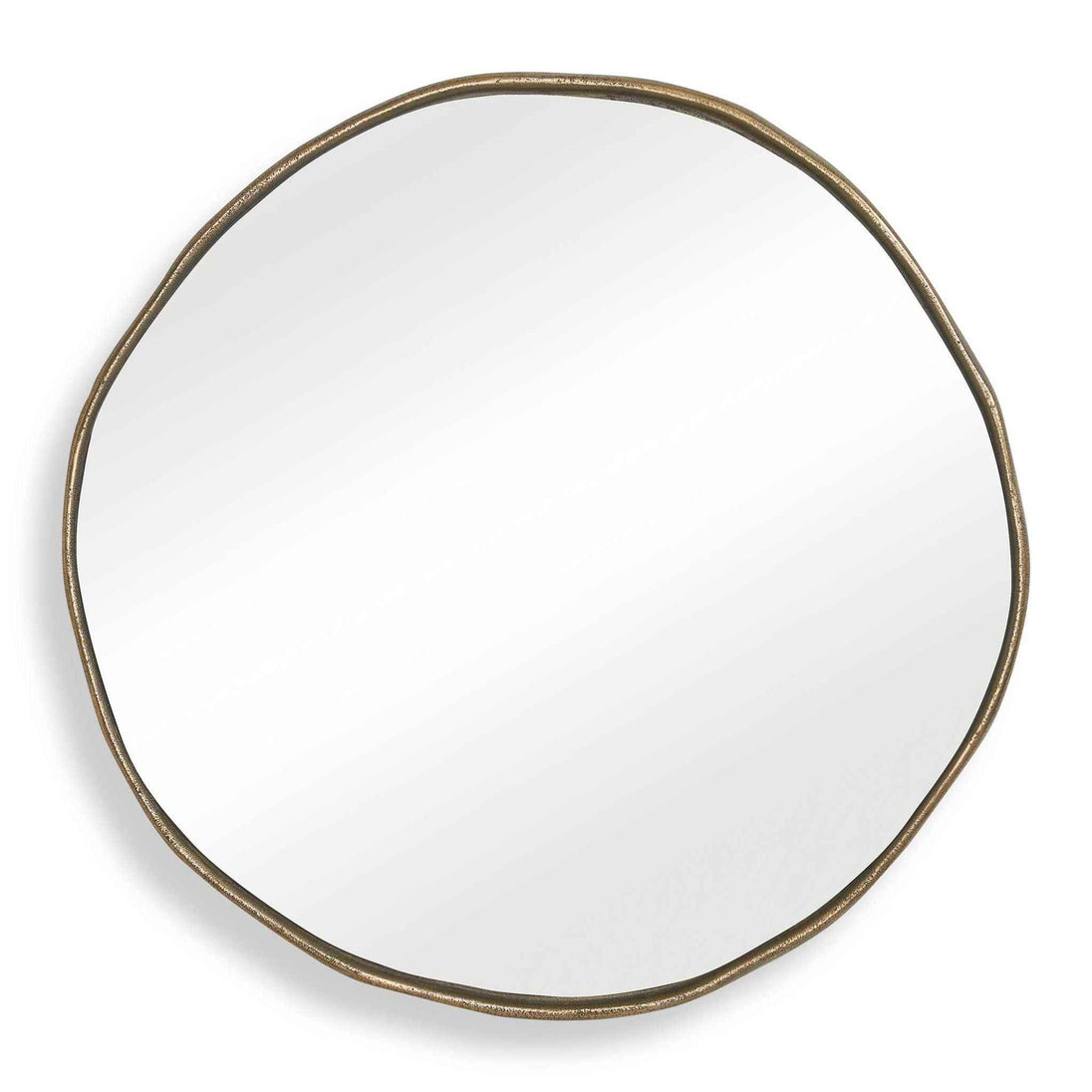 Lowen - Round Mirror - Brass