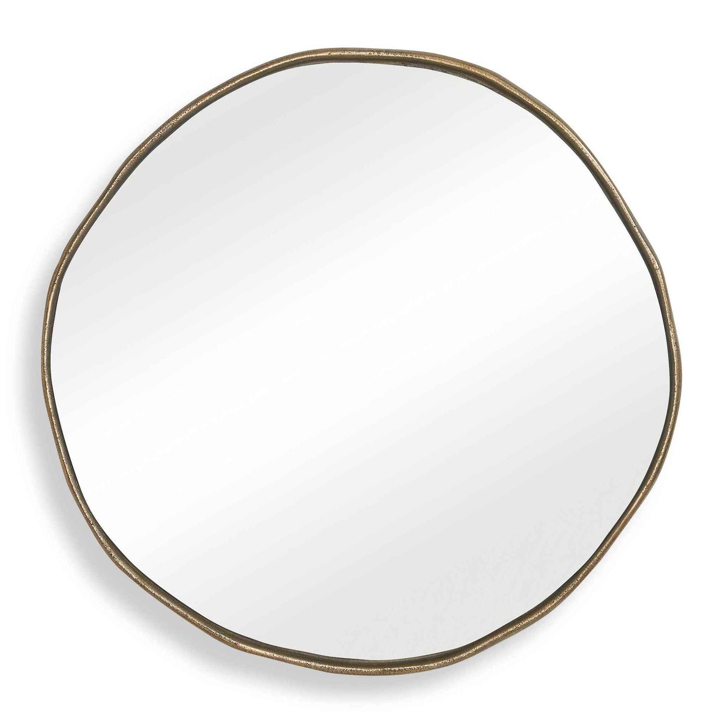 Lowen - Round Mirror - Brass