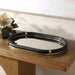 Cyprus - Oval Tray - Black