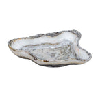 Lunara - Indoor-Outdoor Stone Bowl - Gray / White