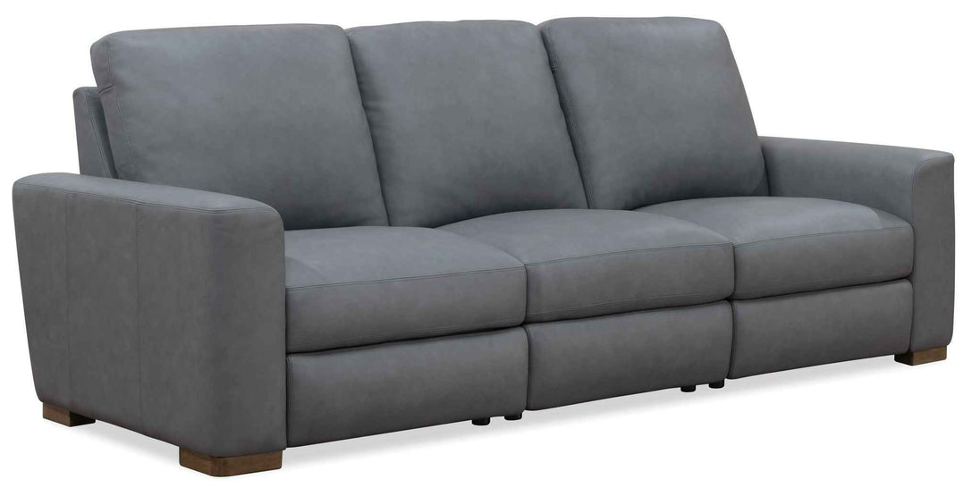 MS - Optimus Three Seat Power Sofa - Dark Gray