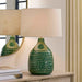 Breya - Glaze Table Lamp - Green