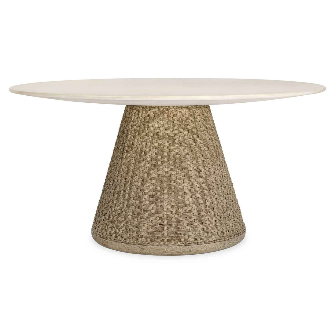 Cardoso - Indoor-Outdoor Dining Table - Brown / White / Woodtone