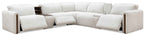 MS - Anaheim Seven-Piece Power Sectional - White