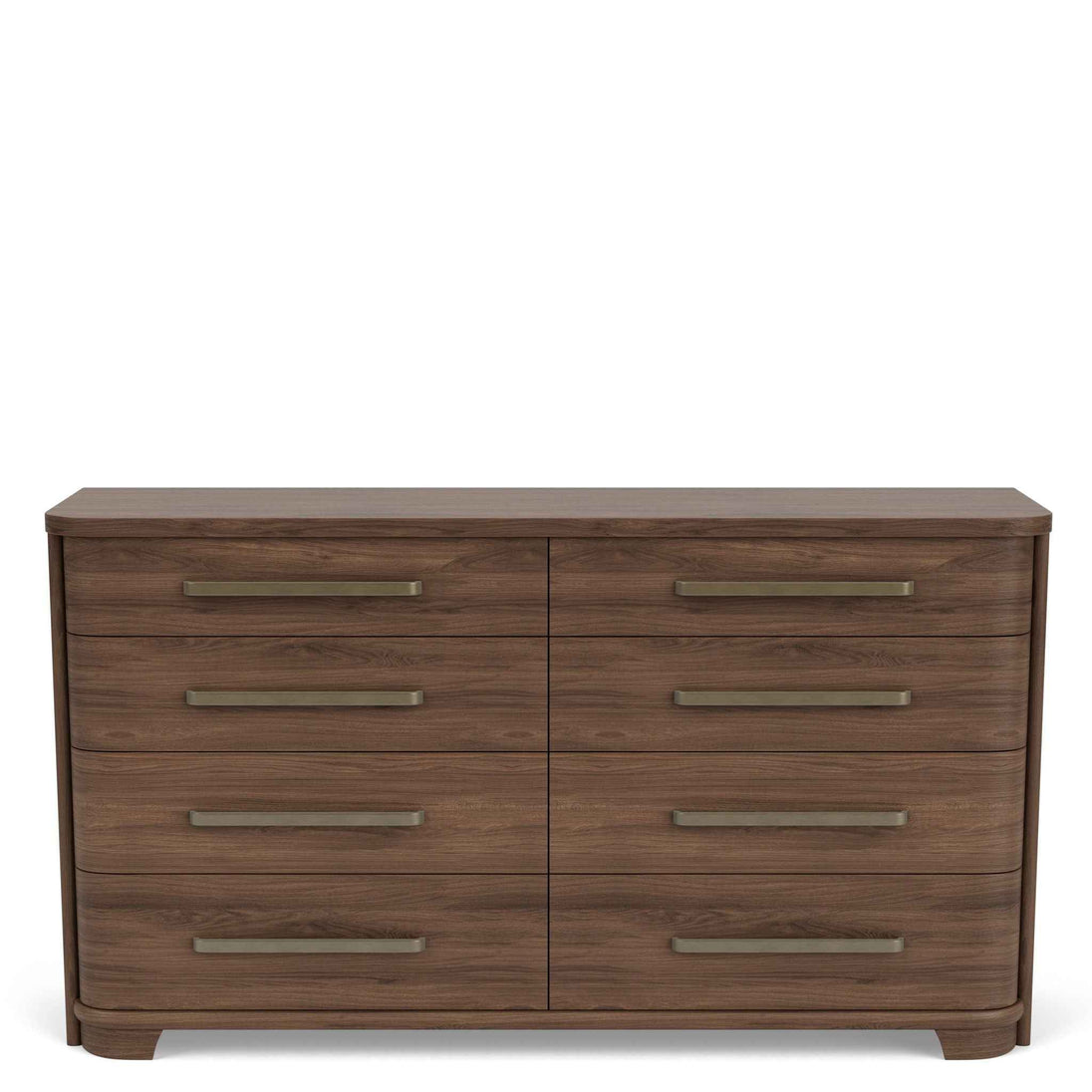 Delia - 8 Drawer Dresser - Nouveau Walnut