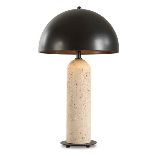 Tanaka - Indoor-Outdoor Table Lamp - Black / Beige