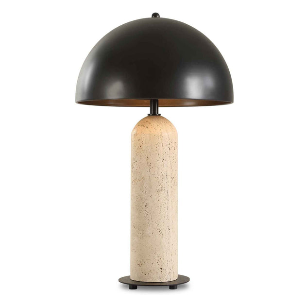 Tanaka - Indoor-Outdoor Table Lamp - Black / Beige