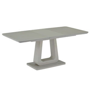 Corvus Dining Table w/Extension in Warm Grey