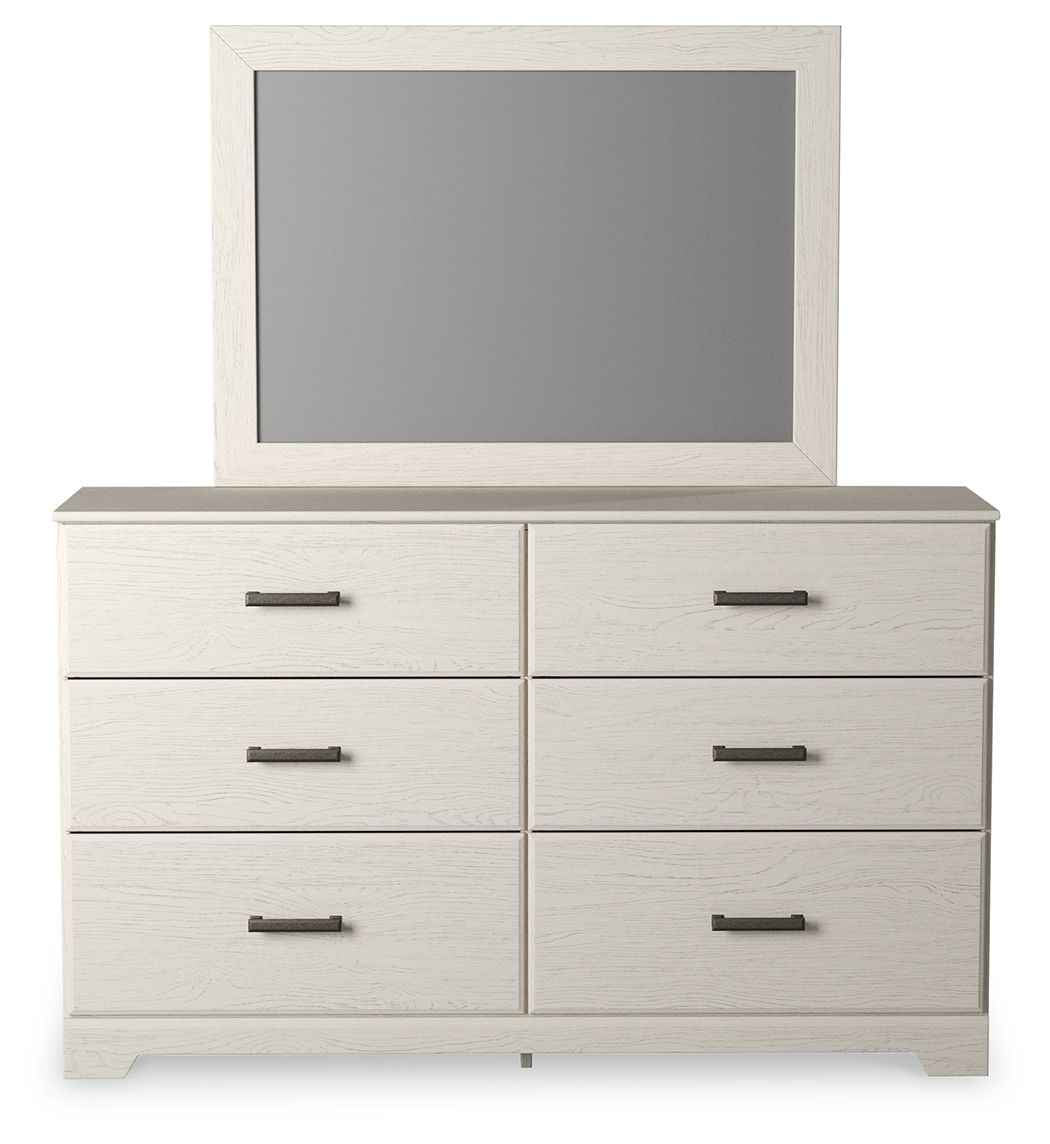 Stelsie - Dresser, Mirror - White