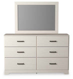 Stelsie - Dresser, Mirror - White