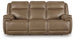 Glencroft - Power Reclining Sofa With Adjustable Headrest - Sahara
