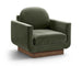 Diviento - Velvet Performance Fabric Upholstered Accent Chair