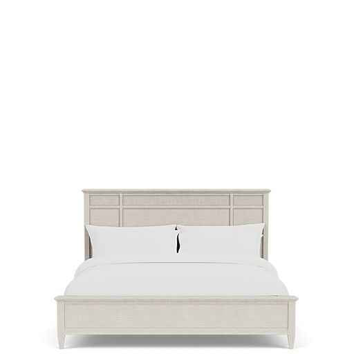 Carmella - King Panel Bed - Pebble Oak