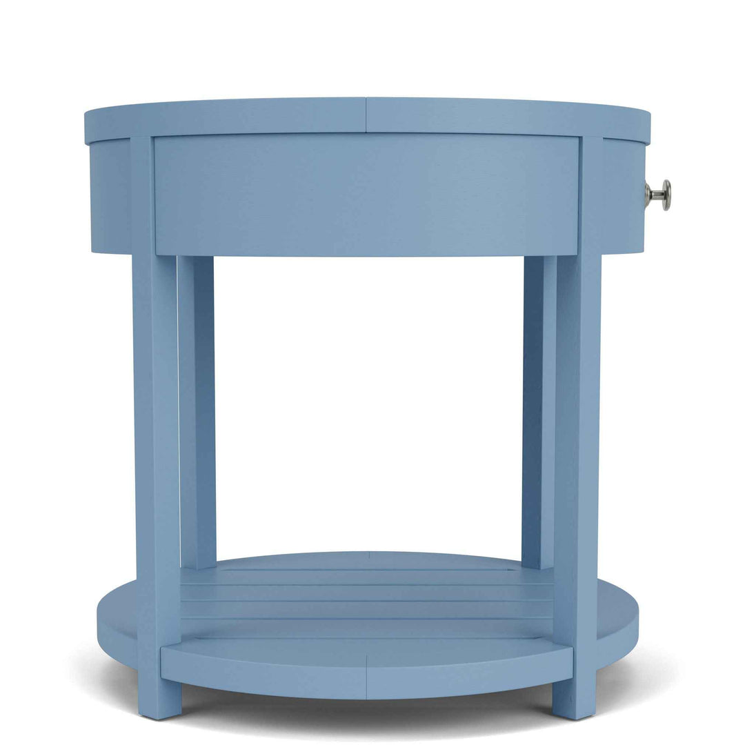 Rosalie - Round End Table - Blue