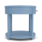 Rosalie - Round End Table - Blue